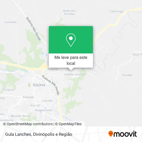 Gula Lanches mapa