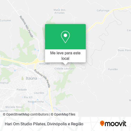 Hari Om Studio Pilates mapa