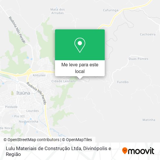 Lulu Materiais de Construção Ltda mapa