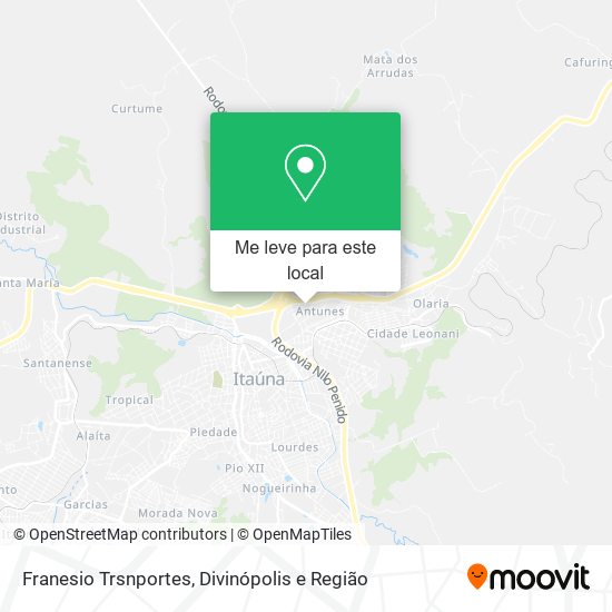 Franesio Trsnportes mapa