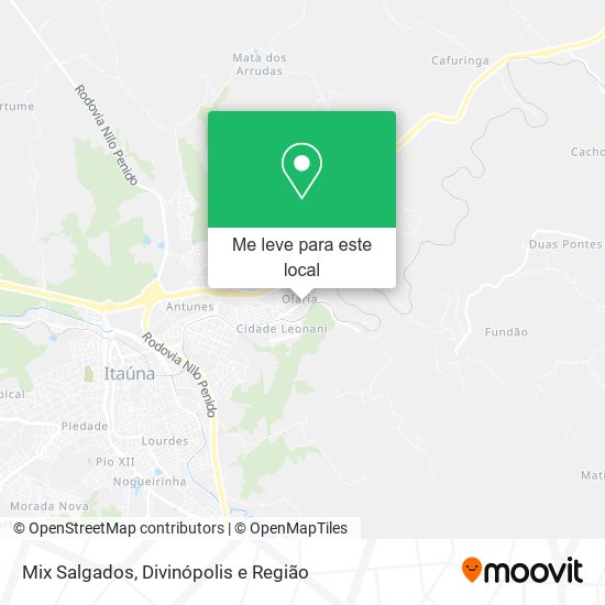 Mix Salgados mapa