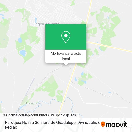 Paróquia Nossa Senhora de Guadalupe mapa