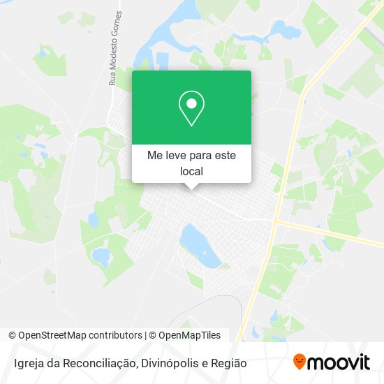 Igreja da Reconciliação mapa