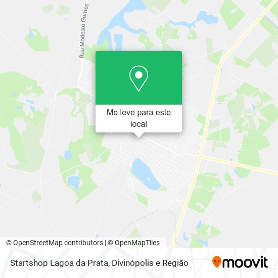 Startshop Lagoa da Prata mapa