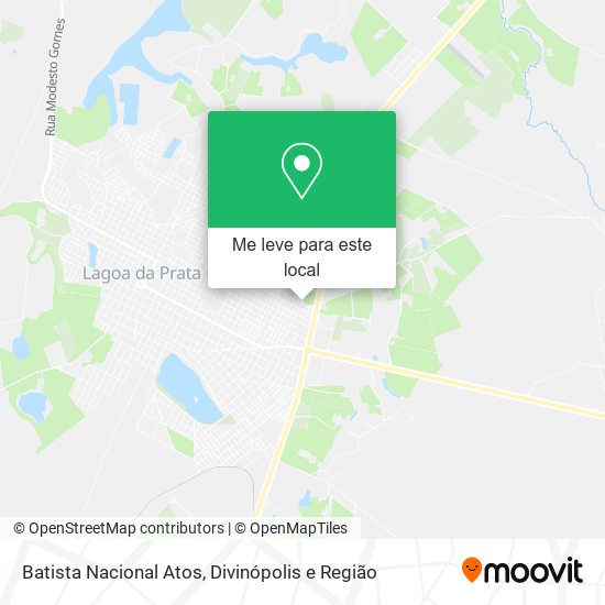 Batista Nacional Atos mapa