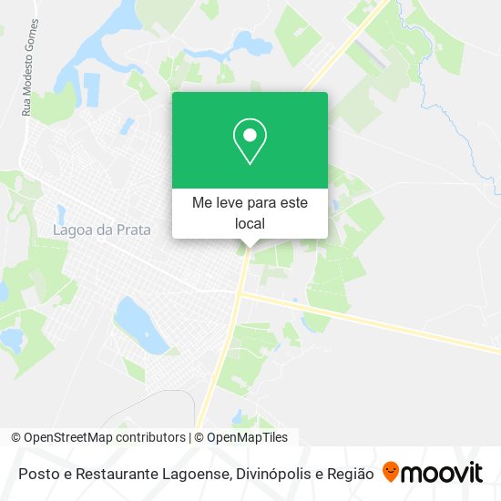 Posto e Restaurante Lagoense mapa