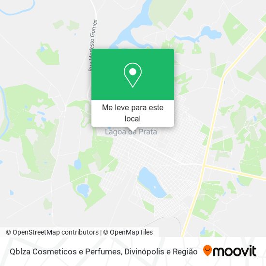 Qblza Cosmeticos e Perfumes mapa