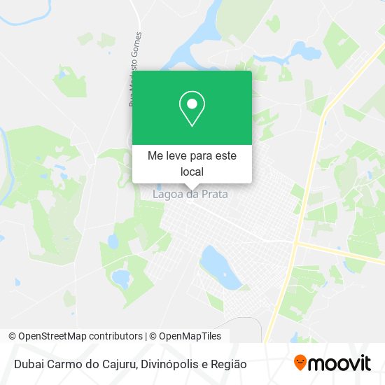 Dubai Carmo do Cajuru mapa
