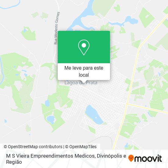 M S Vieira Empreendimentos Medicos mapa