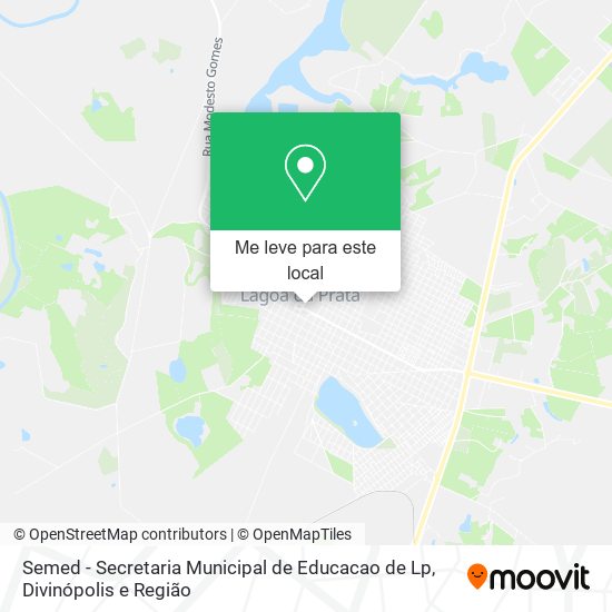 Semed - Secretaria Municipal de Educacao de Lp mapa