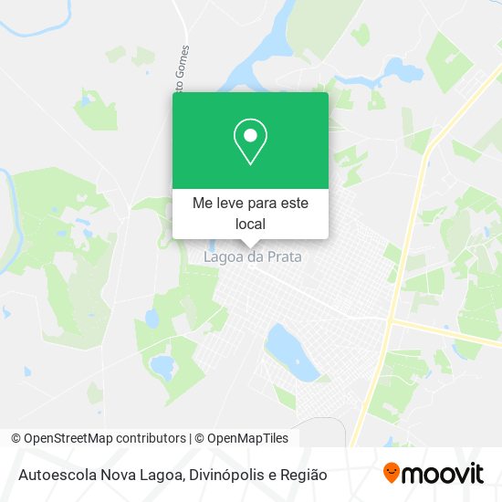 Autoescola Nova Lagoa mapa