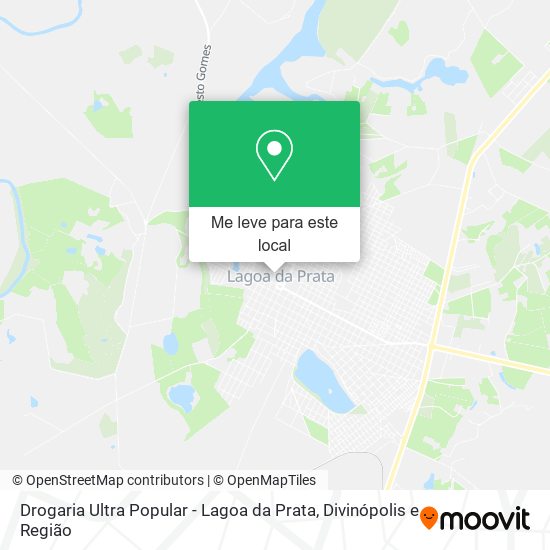 Drogaria Ultra Popular - Lagoa da Prata mapa