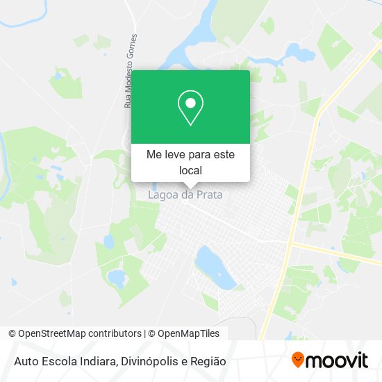 Auto Escola Indiara mapa