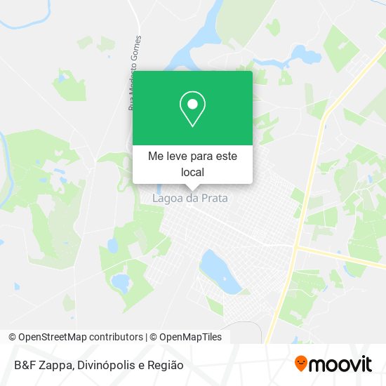 B&F Zappa mapa