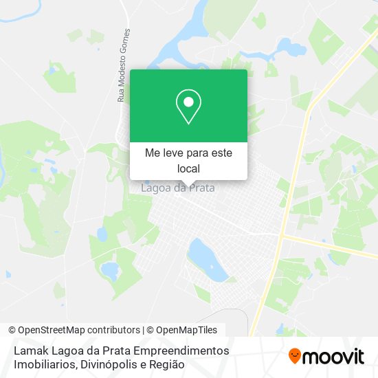 Lamak Lagoa da Prata Empreendimentos Imobiliarios mapa