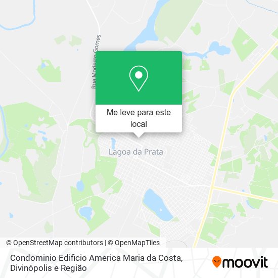 Condominio Edificio America Maria da Costa mapa