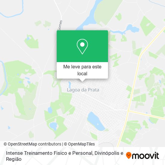Intense Treinamento Fisico e Personal mapa