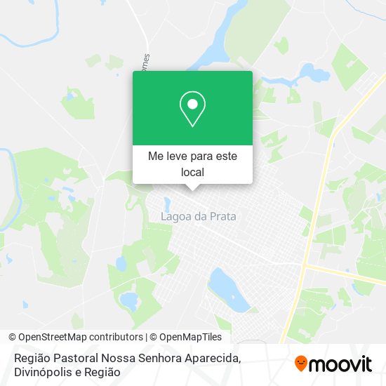 Região Pastoral Nossa Senhora Aparecida mapa