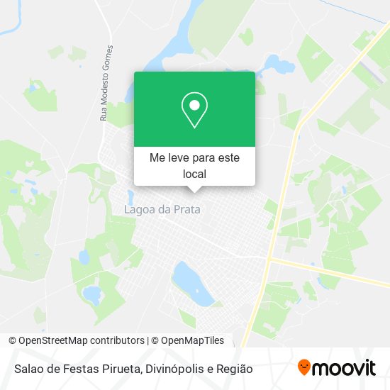 Salao de Festas Pirueta mapa