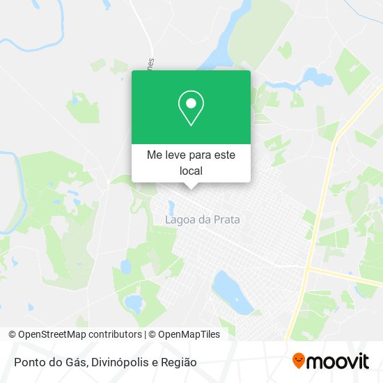 Ponto do Gás mapa