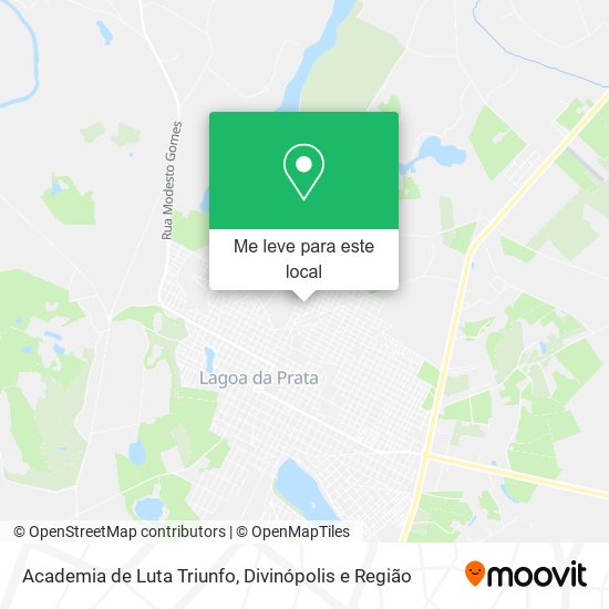 Academia de Luta Triunfo mapa