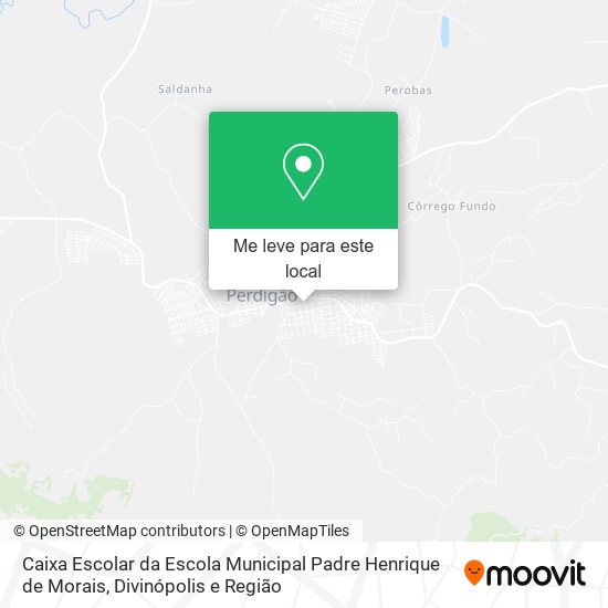 Caixa Escolar da Escola Municipal Padre Henrique de Morais mapa