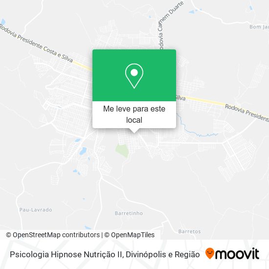 Psicologia Hipnose Nutrição II mapa