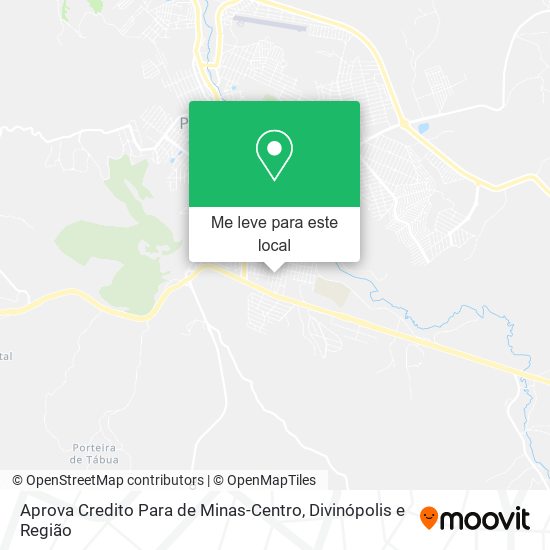 Aprova Credito Para de Minas-Centro mapa