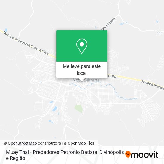 Muay Thai - Predadores Petronio Batista mapa
