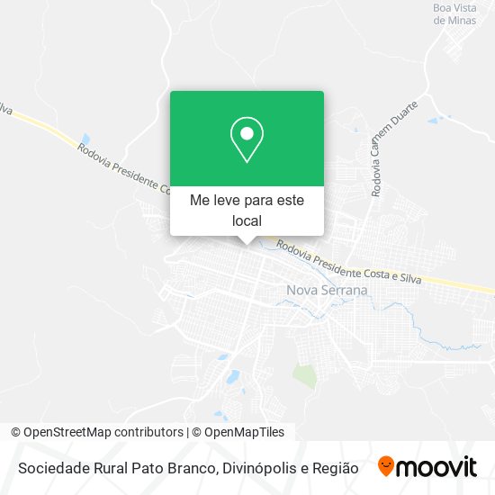 Sociedade Rural Pato Branco mapa