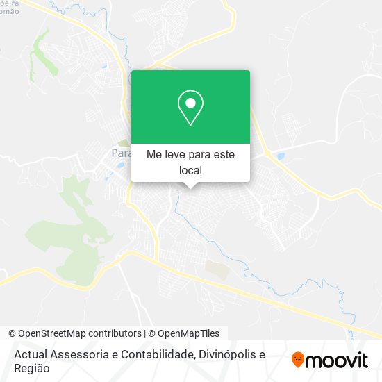 Actual Assessoria e Contabilidade mapa