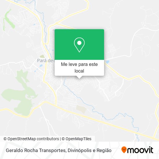 Geraldo Rocha Transportes mapa