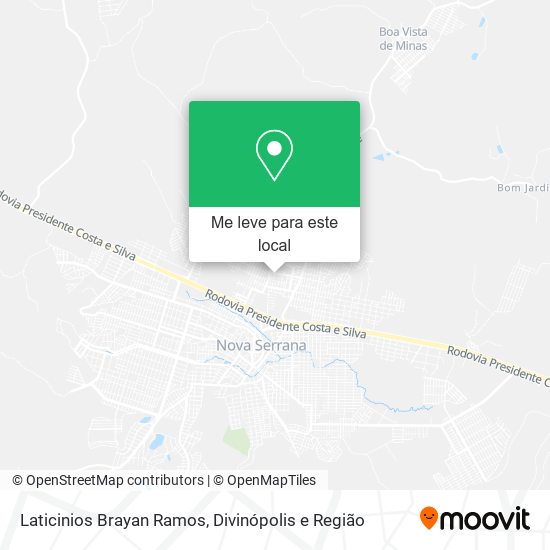 Laticinios Brayan Ramos mapa