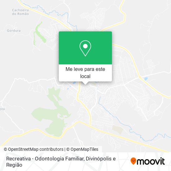 Recreativa - Odontologia Familiar mapa