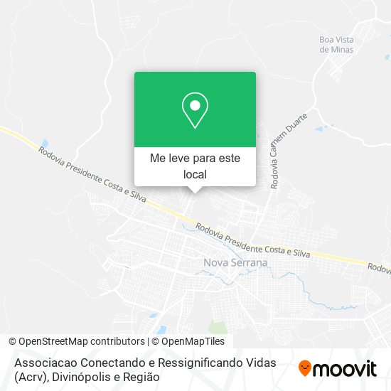 Associacao Conectando e Ressignificando Vidas (Acrv) mapa