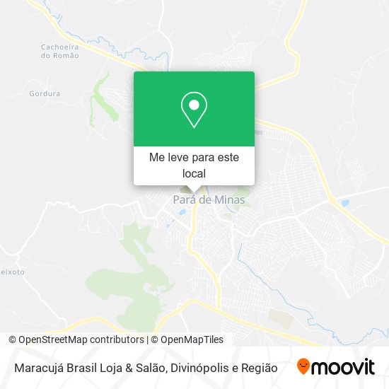 Maracujá Brasil Loja & Salão mapa