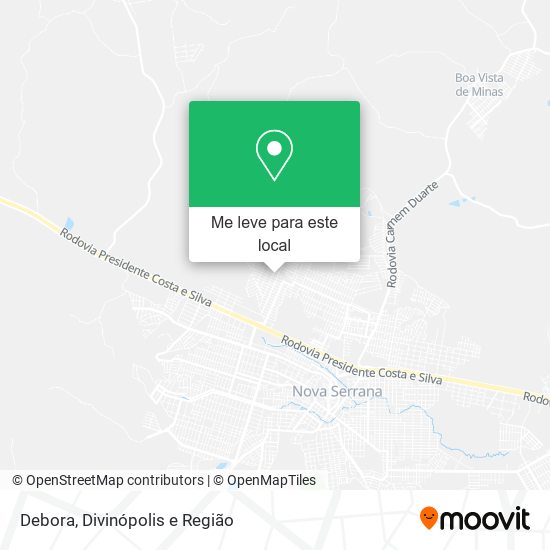 Debora mapa