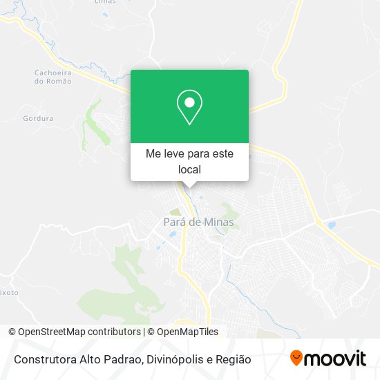 Construtora Alto Padrao mapa