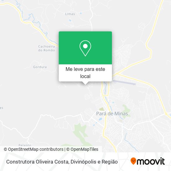 Construtora Oliveira Costa mapa
