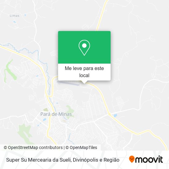 Super Su Mercearia da Sueli mapa