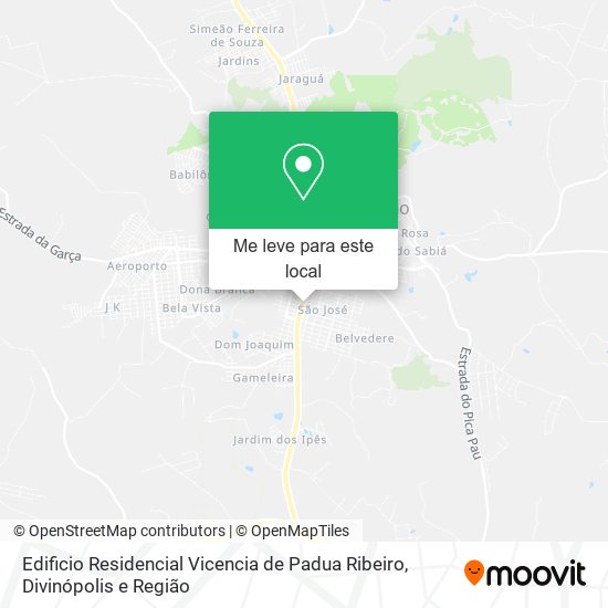 Edificio Residencial Vicencia de Padua Ribeiro mapa