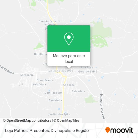 Loja Patricia Presentes mapa