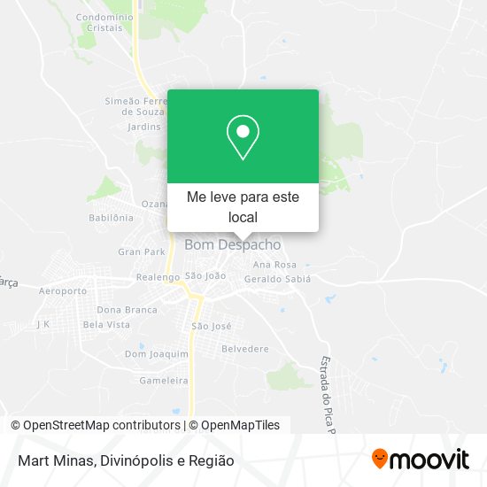 Mart Minas mapa