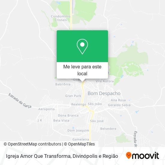 Igreja Amor Que Transforma mapa