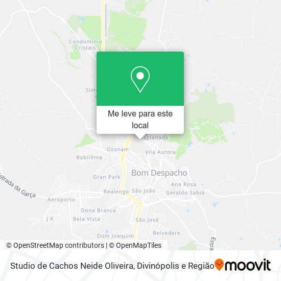 Studio de Cachos Neide Oliveira mapa