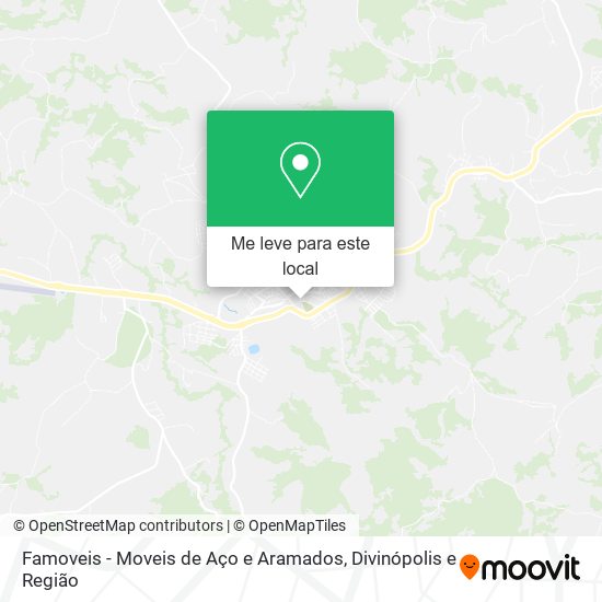 Famoveis - Moveis de Aço e Aramados mapa