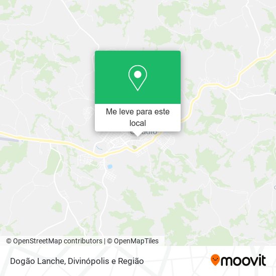 Dogão Lanche mapa