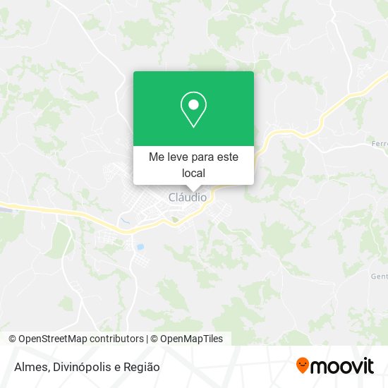 Almes mapa