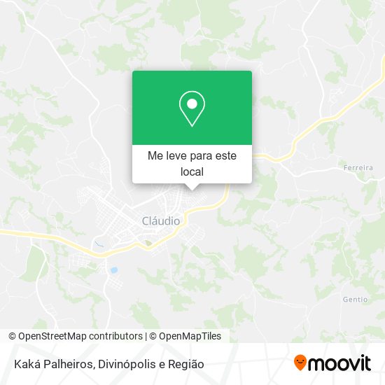 Kaká Palheiros mapa
