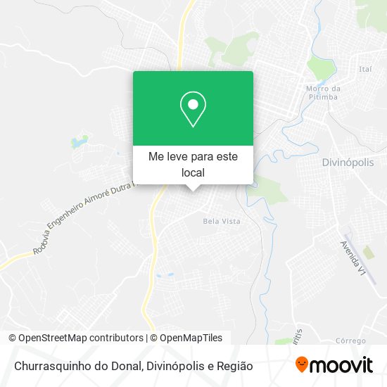 Churrasquinho do Donal mapa
